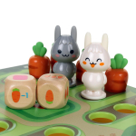 Головоломка Веселое IQ-развитие "Кролики и морковки" 4ур.сложности, 40 заданий (Арт.И-7828)