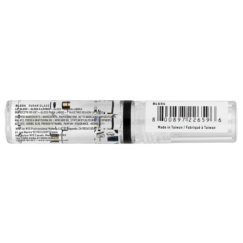 NYX Professional Makeup, Butter Gloss, блеск для губ, сахарный стаканчик 54, 8 мл (0,27 унции)