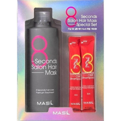 MASIL 8seconds Salon Hair Mask Set набор восстанавливающая маска и шампунь в саше