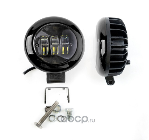 Фара светодиодная дополнительная 3 SMD 30W, 10-30V, 120*115*60 дальний (Nord Yada)