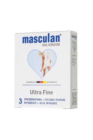 Презервативы Masculan Ultra Fine особо тонкие, 3 шт.