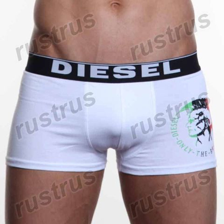 Мужские трусы боксеры белые DIESEL DIS0055