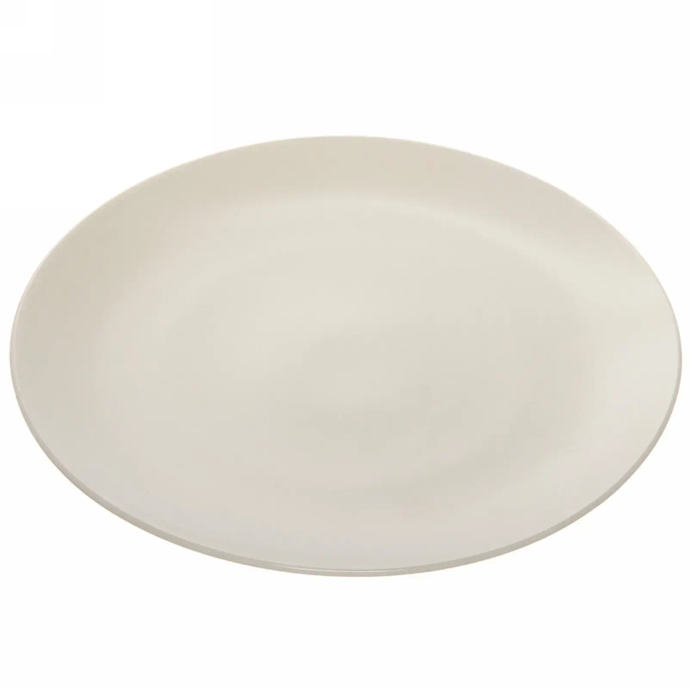 Тарелка керамическая 26см «Матовая глазурь» слоновая кость