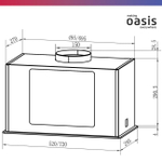 Вытяжка OASIS UD-60BG