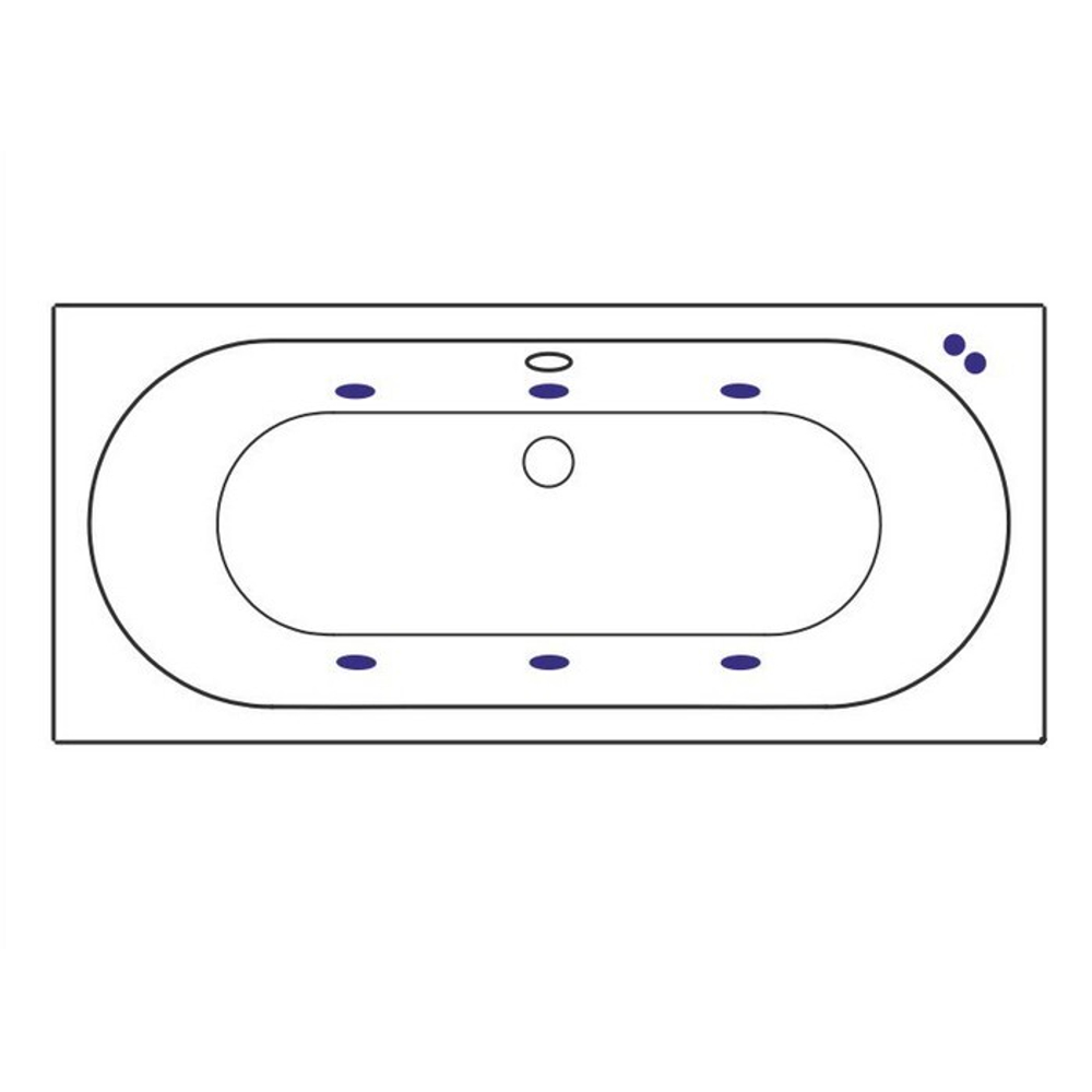 Акриловая ванна Excellent Oceana Slim Soft 180x80 WAEX.OCE18S.SOFT