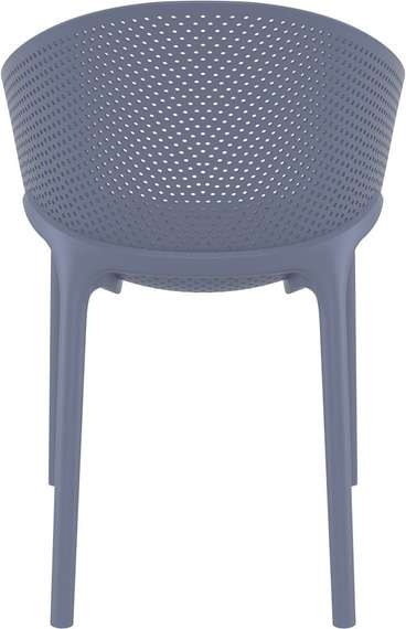 Стул пластиковый  Sky Pro серый