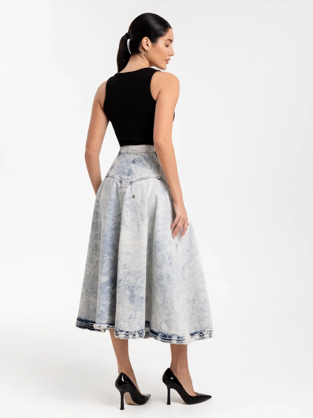 Юбка MOM, голубой