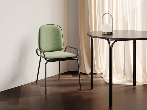 Стул Ror, 2 Frame, зеленая рогожка