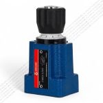 2FRM6B36-3X/6QRV - Регулятор расхода Ду 6 для монтажа на плиту, номинальный расход 6 л/мин, B = без доп. канала (стандарт), обратный клапан - есть