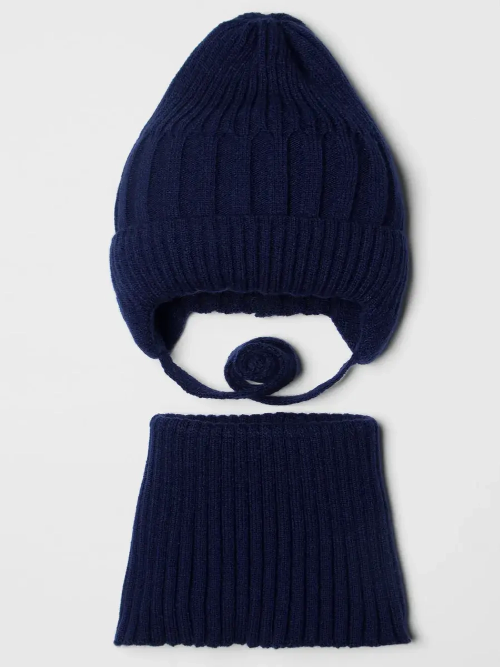 Шапка детская осенняя со снудом