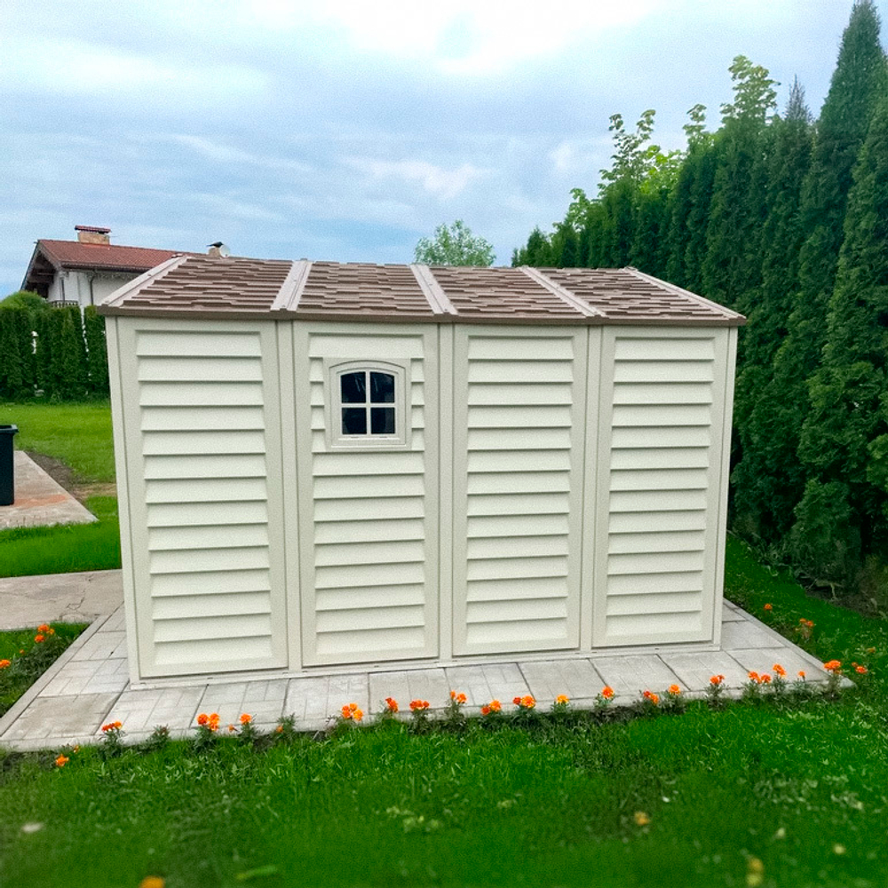 Пластиковый сарай-хозблок WoodBridgePlus