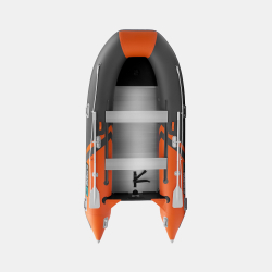 Надувная лодка GLADIATOR B330AL оранжево-темносерый