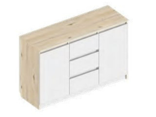 Комод Велес 2-ств с 3 ящиками