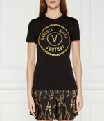 Футболка Versace Jeans Couture - черный(77HAHT02CJ03T)