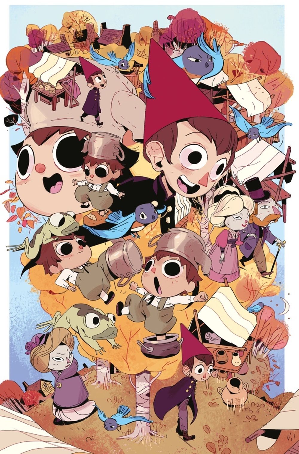 Комикс По ту сторону изгороди. Город-в-лощине