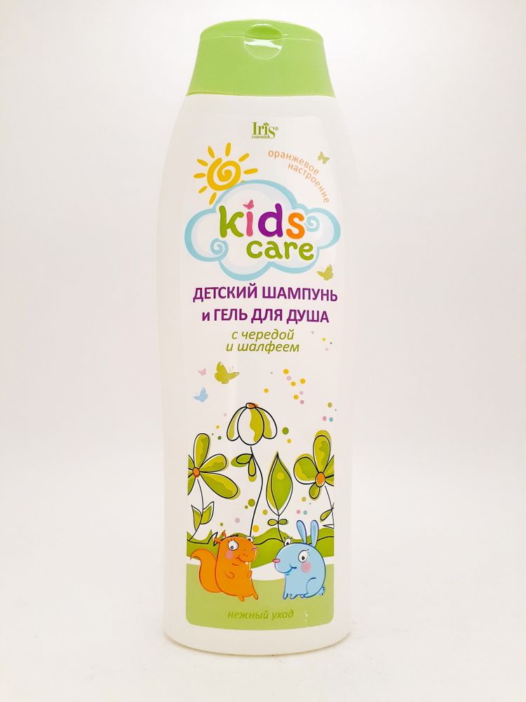 IRIS Детский &quot;Kids Care&quot; Шампунь+Гель для душа с чередой и шалфеем 400мл