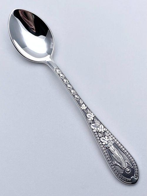 Ложка  из серебра/Чернение/Ангел-Хранитель