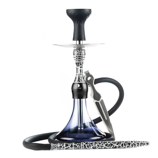 Купить Кальян 7 Star - 554 Черный Белый (Mini)