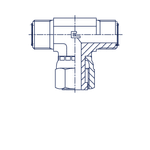 Соединение FNT D28-30-32 ORFS 1.11/16 (обжатая гайка)