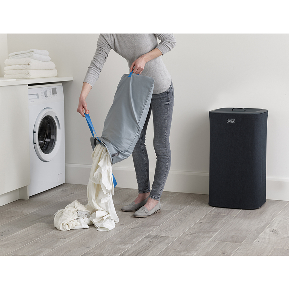 Корзина для белья tota™, 60 л, черная