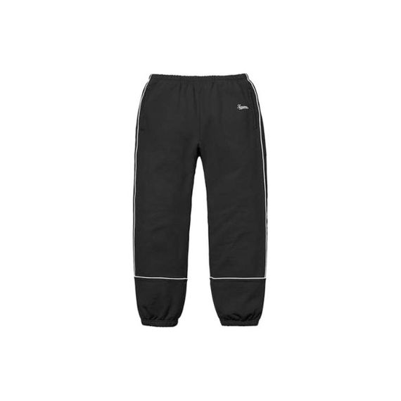 Supreme SS18 Piping Sweatpant Black