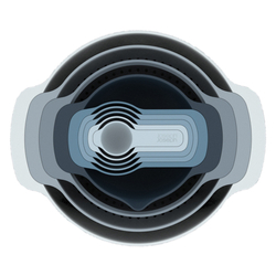 Набор мисок nest plus, синий, 9 шт.