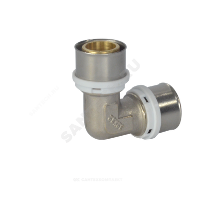 Угольник МП латунь пресс Дн 26х90гр ГОСТ 32415-2013 8005 Aquasfera 8005-03