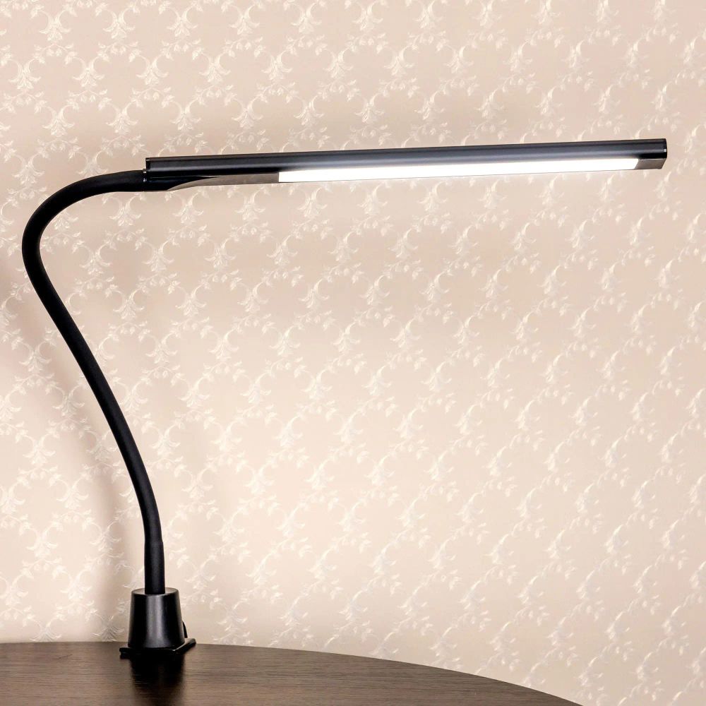 Citilux Рио CL803091N Настольная лампа гибкая на струбцине Чёрная