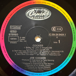 Joe Cocker - Cocker (Европа 1986г.)