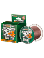 Плетеный шнур для рыбалки TauMANN Sonar PE X4 150m #1.2 (0.18mm) Yellow