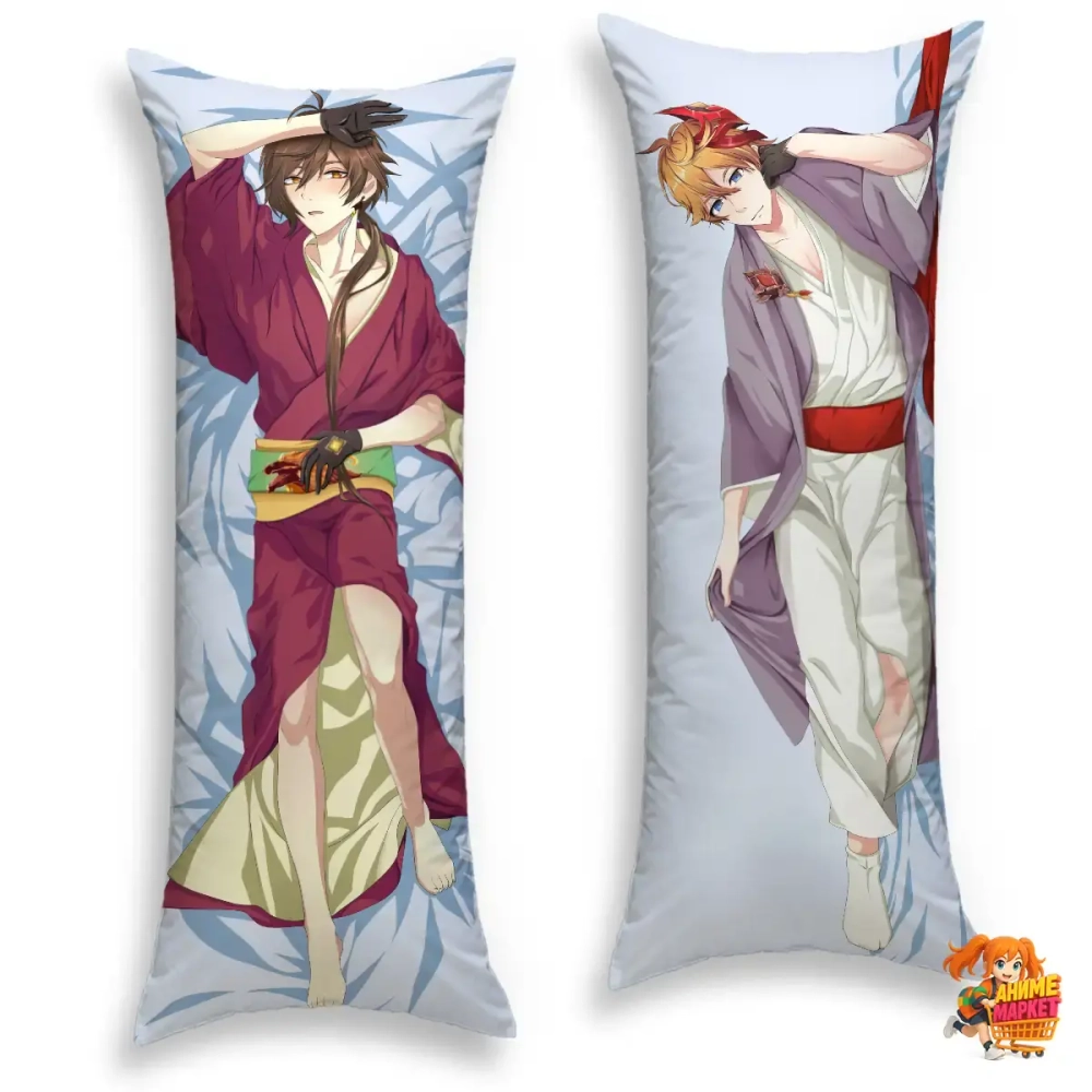 Дакимакура Геншин Импакт (Genshin Impact) Чжун Ли / Тарталья