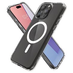 Чехол Spigen Ultra Hybrid MagFit для iPhone 15 Pro (ACS06719) прозрачный