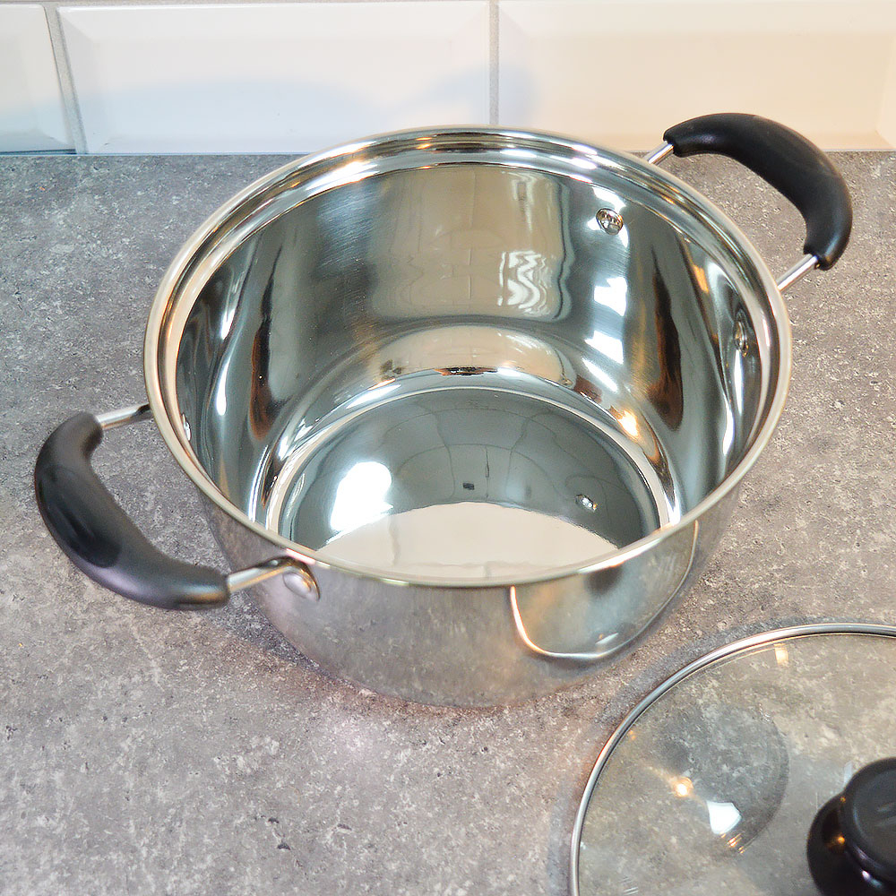 Кастрюля 2,4л нерж "Classic" SA-P1020