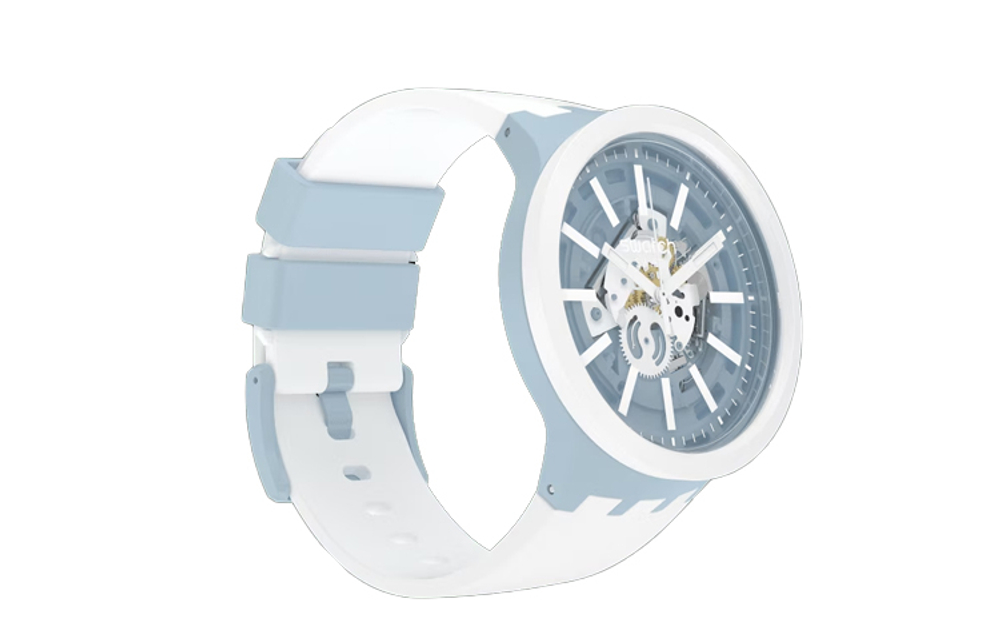 SWATCH Unisex Big Bold Series 47mm Skeleton Watch