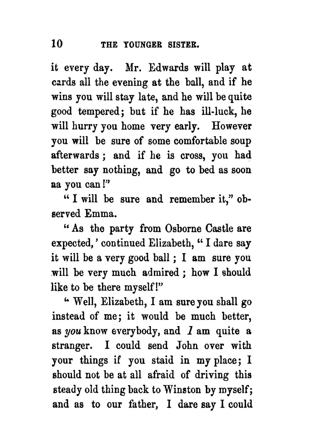 The Younger Sister | C.A. Hubback