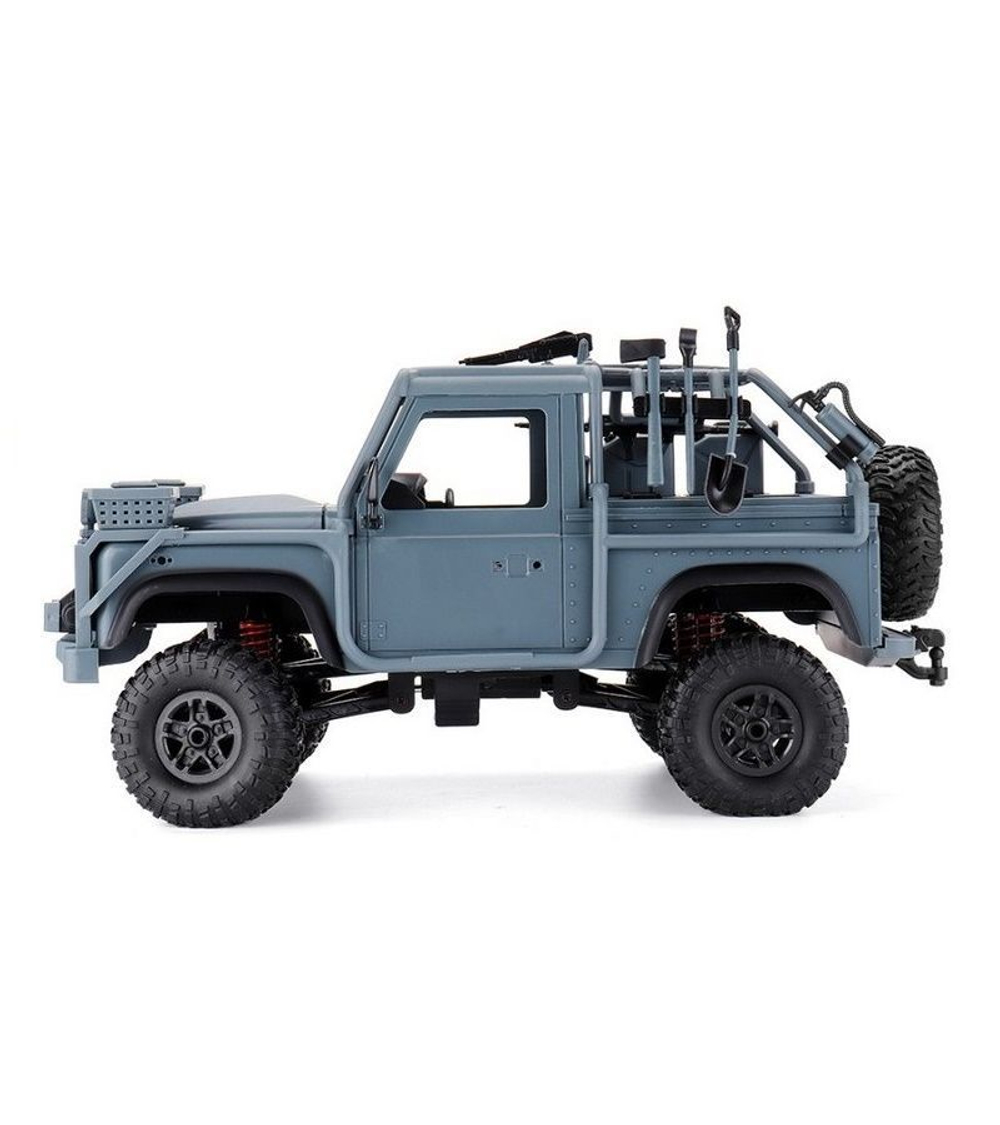 Радиоуправляемая машина MN MODEL англ. пикап Defender спецназ рейнджеров (синий) 4WD 2.4G 1/12 RTR