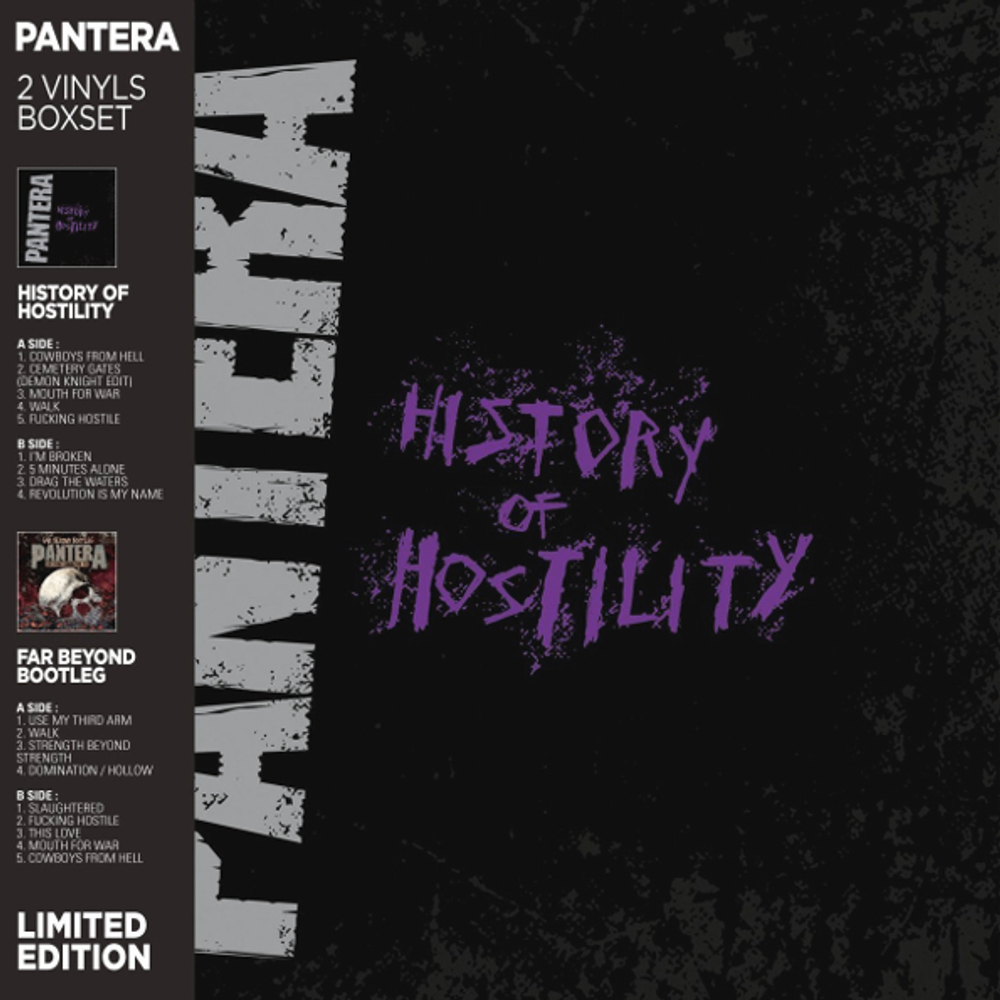 Pantera / 2 Vinyls Boxset: History Of Hostility & Far Beyond Bootleg - Live From Donington '94 (2LP)