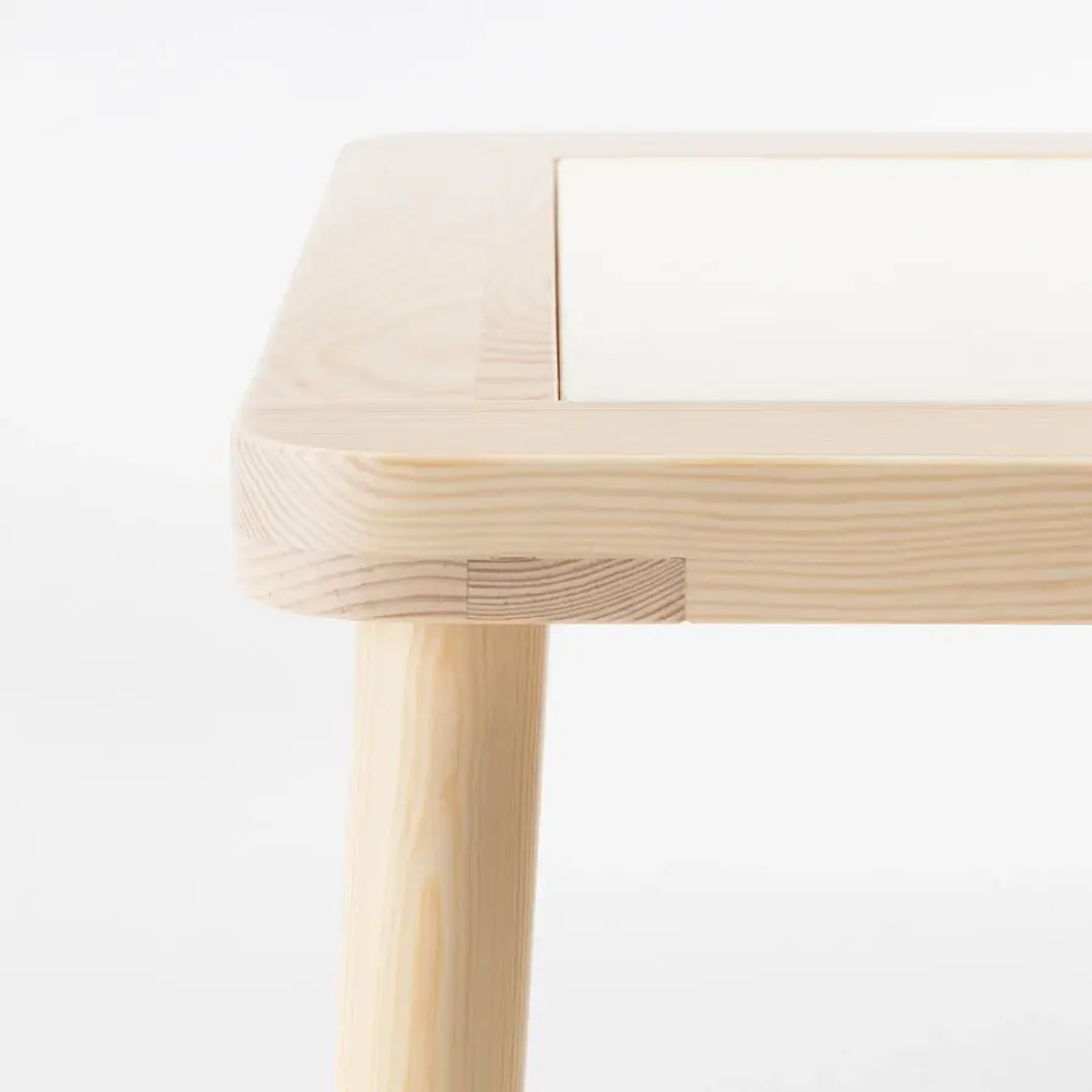 Стол детский - IKEA FLISAT/ФЛИСАТ ИКЕА, 83x58 см, под беленый дуб