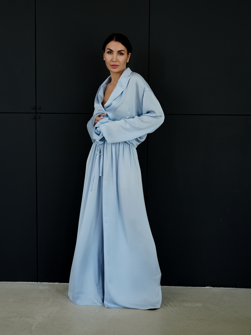 Костюм голубая жемчужина оверсайз