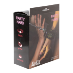 Черные наручники Lola Games Party Hard Masquerade 1100-01lola