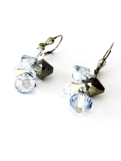 4489 Coeur de Lion серьги с кристаллами Сваровски.