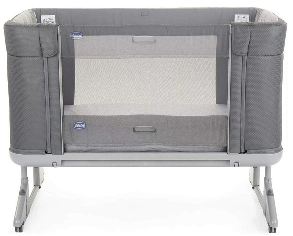 Детская кроватка Chicco Next2Me Forever Moon Grey