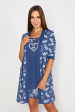 Пижама женская сорочка+халат 0208