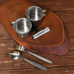 Подарочный набор посуды для похода «Настоящему мужчине», 10 предметов