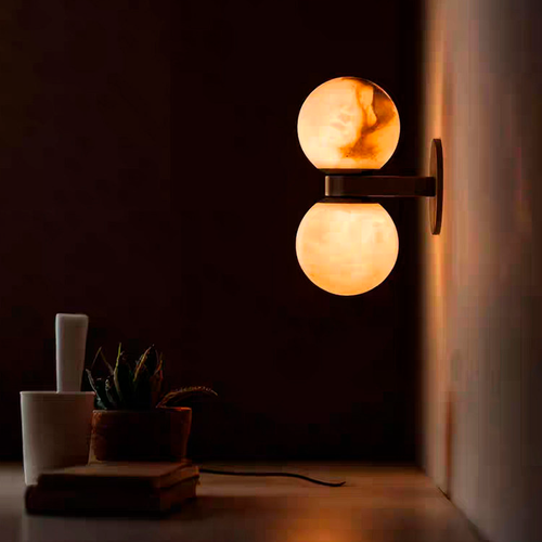 Настенный дизайнерский светильник Dual Globe by Allied Maker