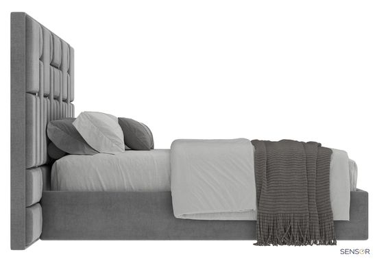 Кровать Риконта с широким изголовьем