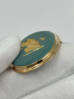 Брошь Wedgwood зелёная