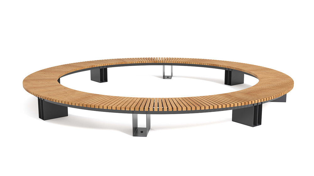 Скамейка радиальная SK00073