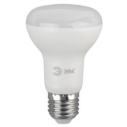 Лампа светодиодная ЭРА STD LED R63-8W-860-E27 8Вт рефлектор холодный дневной свет Е27 | Лампы cветодиодные Рефлектор (R )