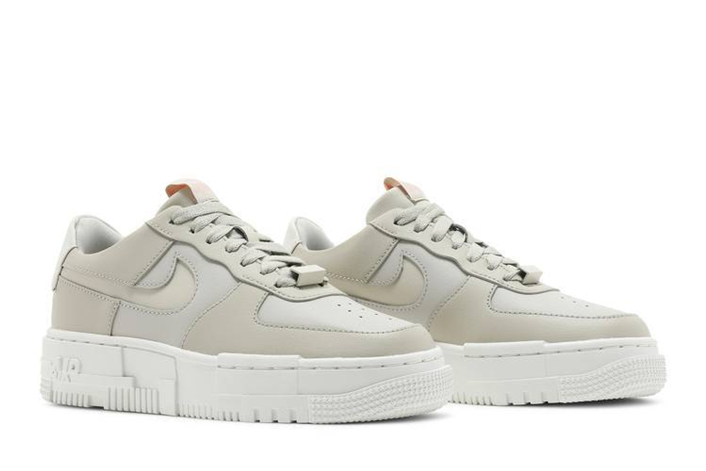 Кроссовки Nike Air Force 1 Low Pixel "Light Stone" (Женская размерная сетка)